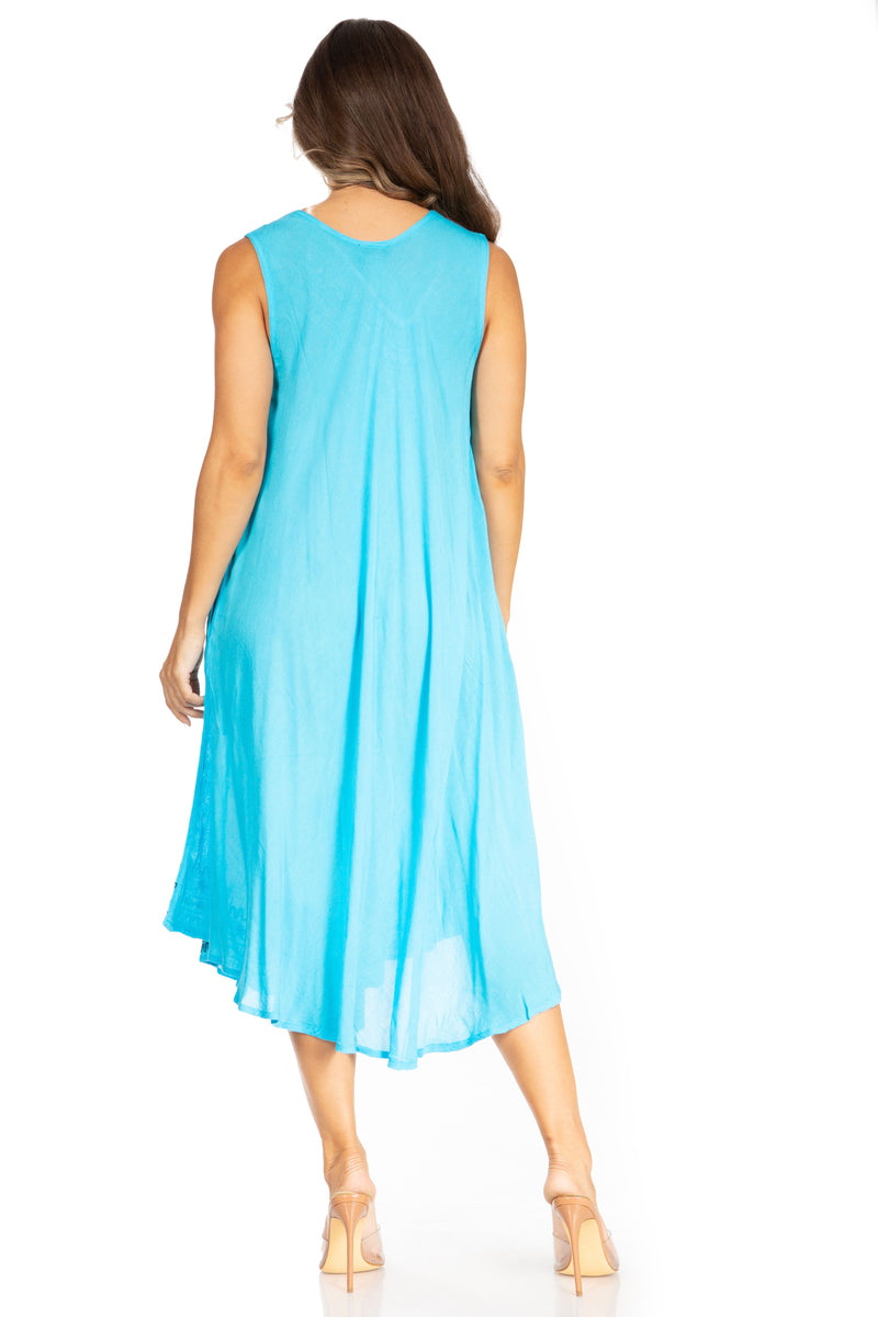 Sakkas Everyday Essentials Caftan Tank Dress / Cover Up