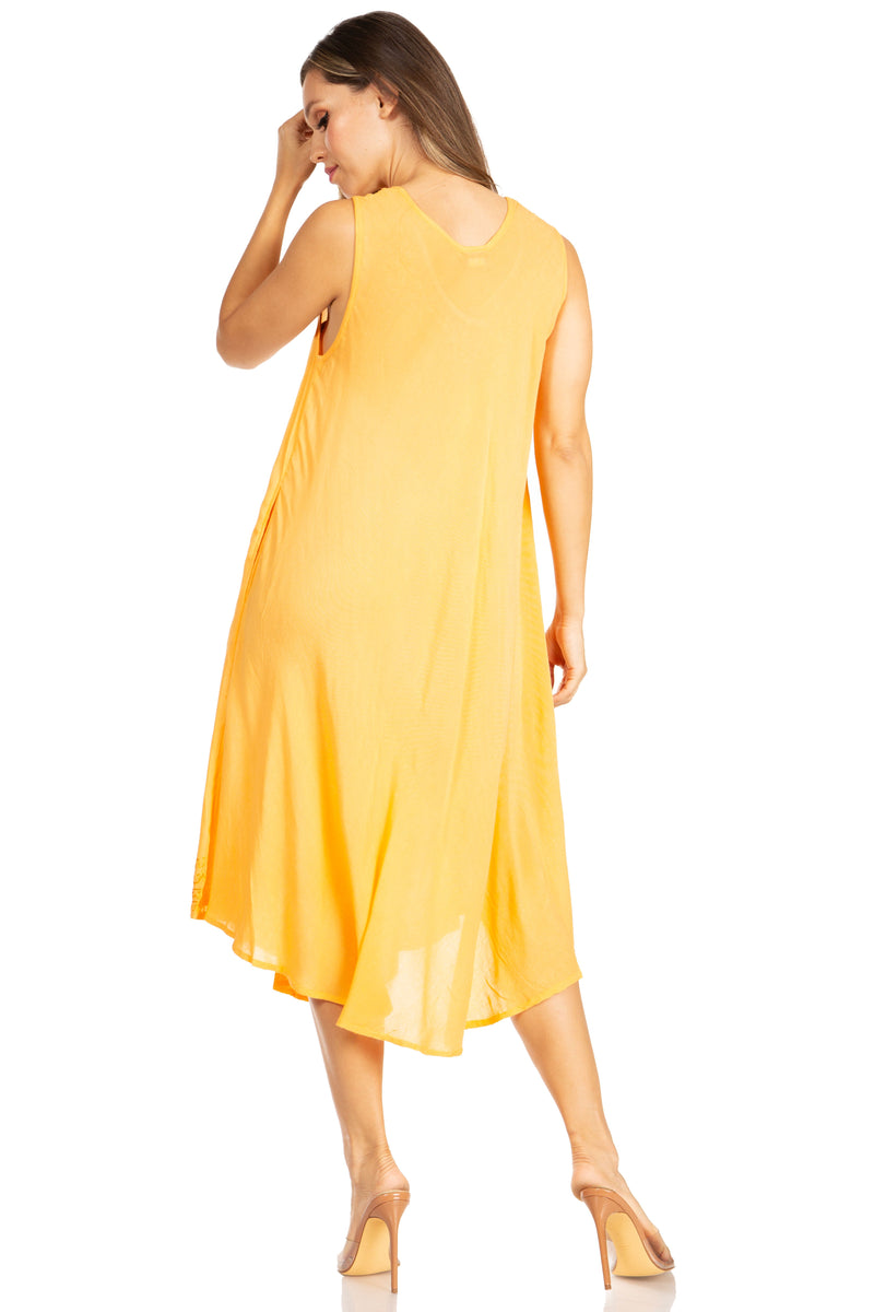 Sakkas Everyday Essentials Caftan Tank Dress / Cover Up