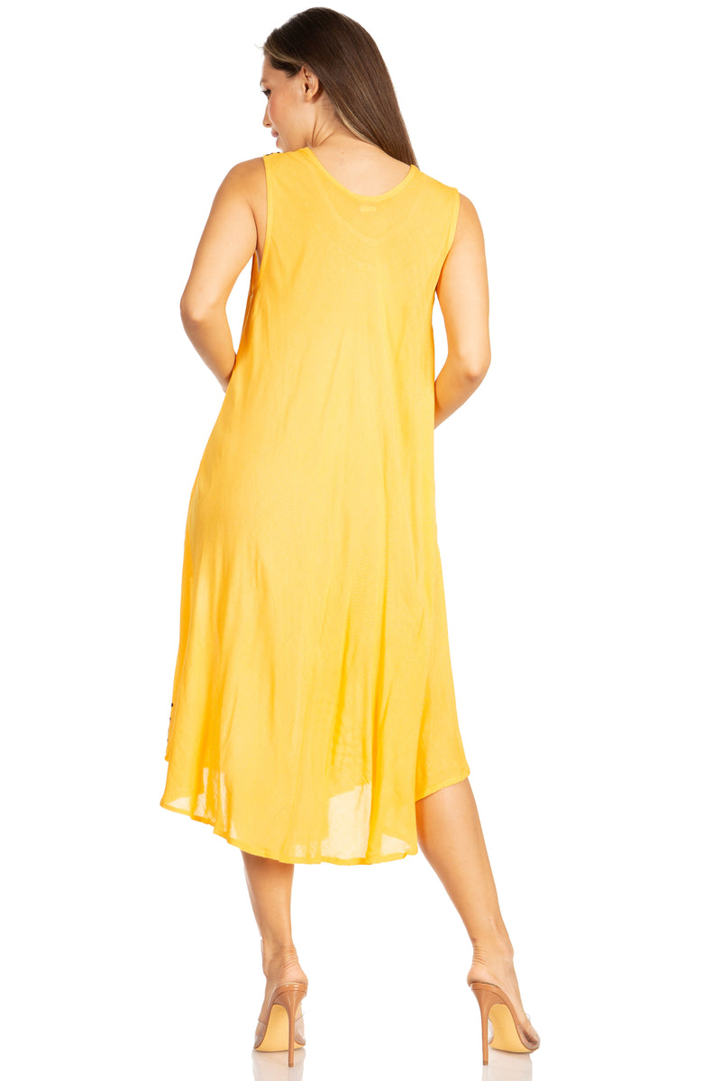 Sakkas Everyday Essentials Caftan Tank Dress / Cover Up