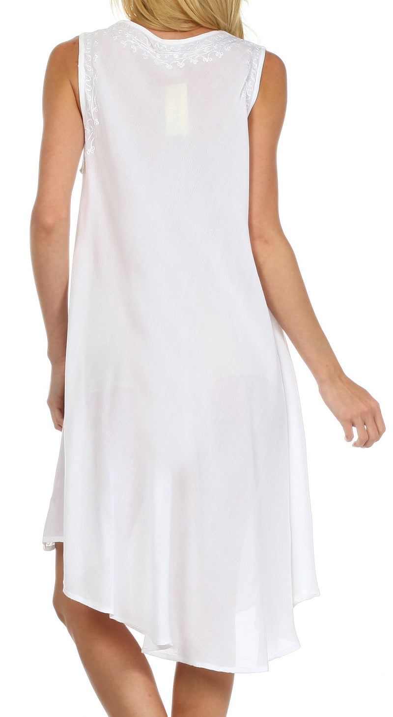 Sakkas Everyday Essentials Caftan Tank Dress / Cover Up