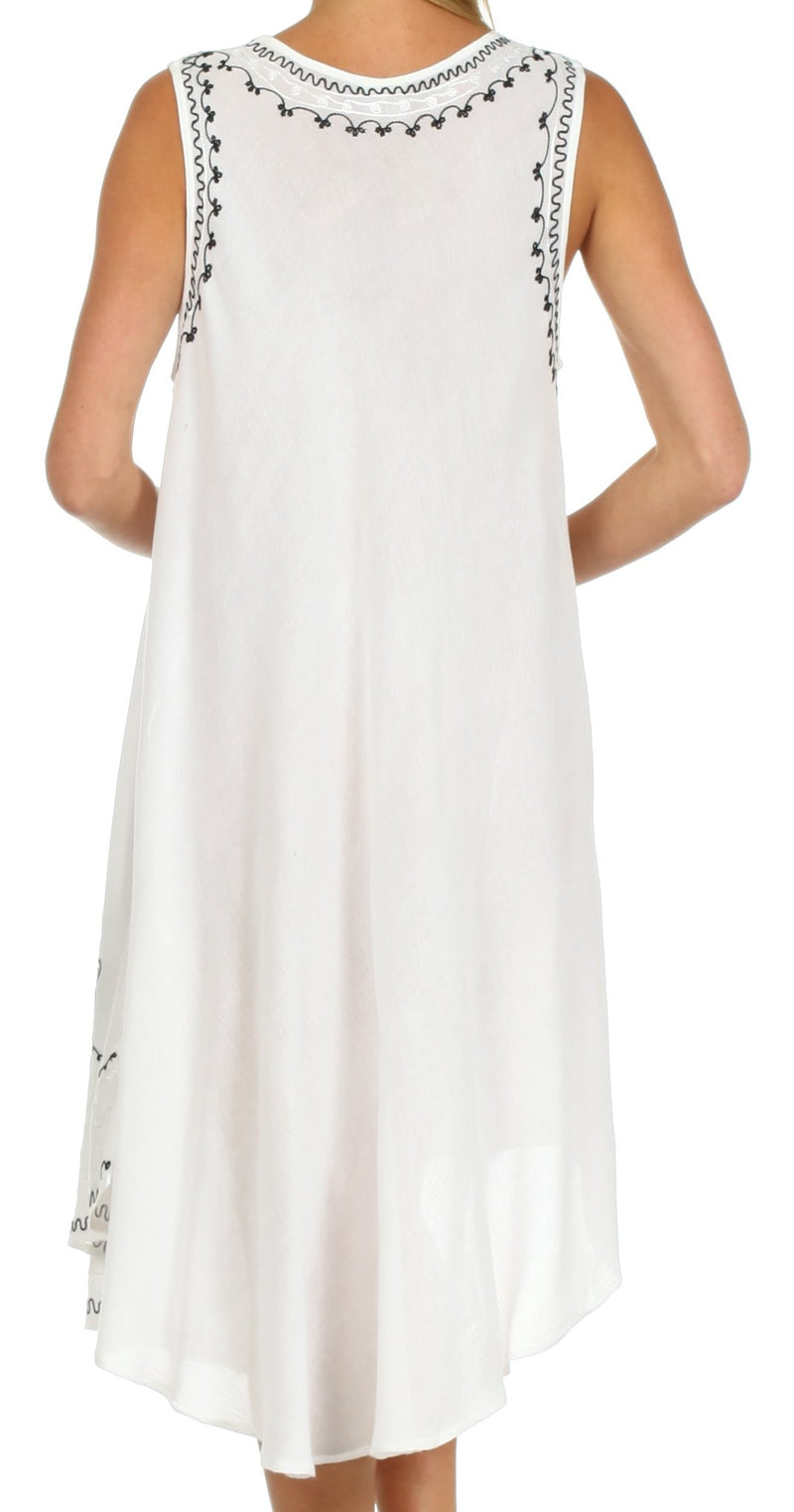 Sakkas Everyday Essentials Caftan Tank Dress / Cover Up