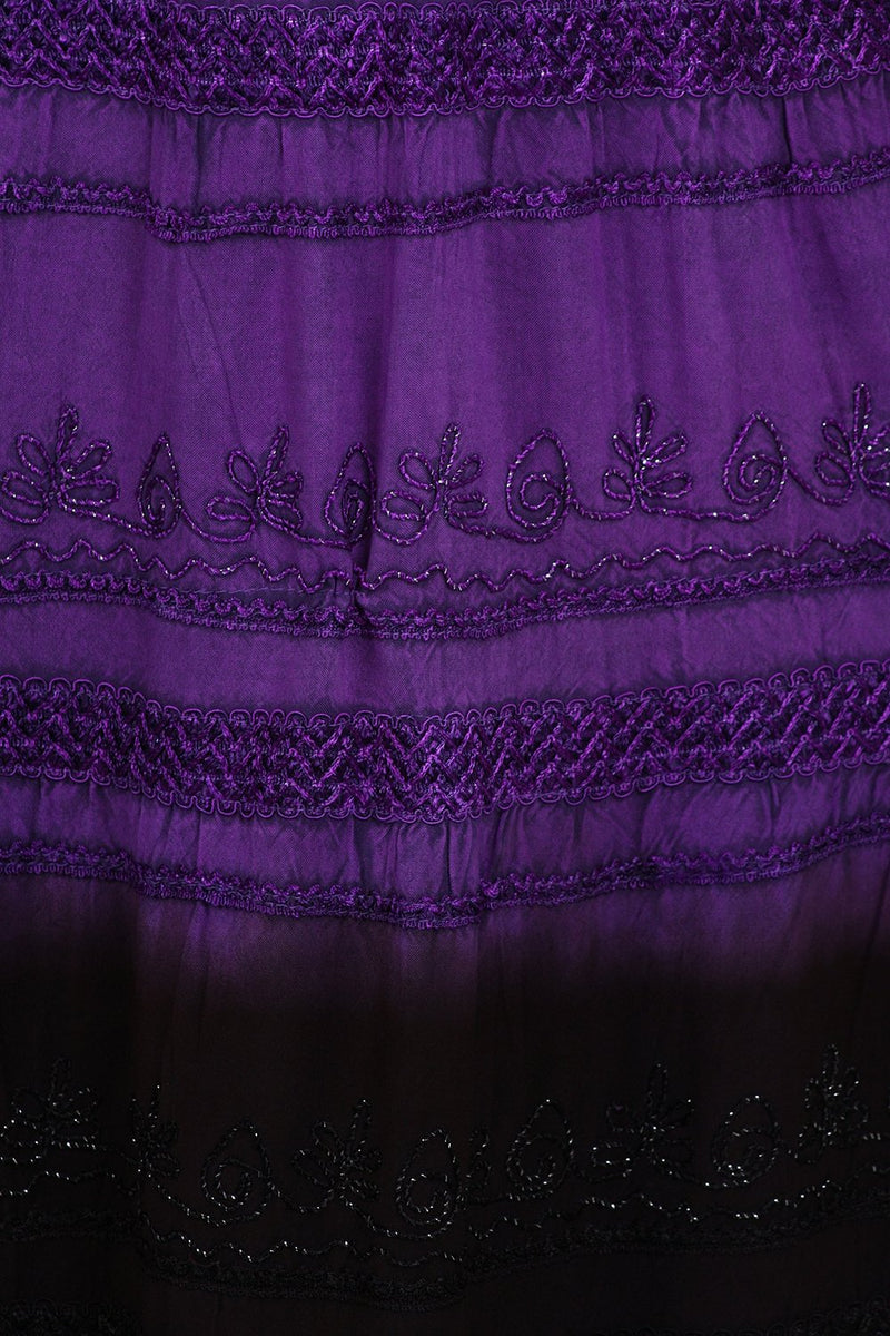 Sakkas Adelina Embroidered Rayon Dress