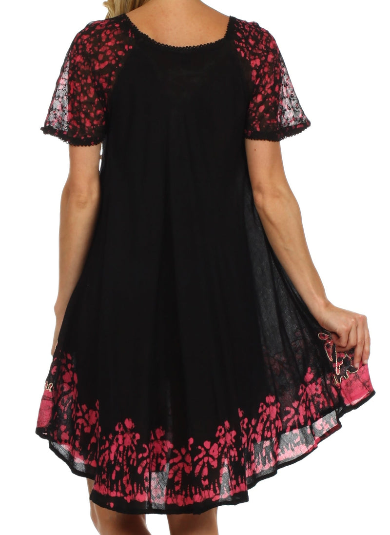 Sakkas Royal Palm Batik Dress / Cover Up