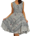 Sakkas Fairy Maiden Corset Style Dress