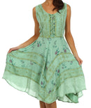 Sakkas Fairy Maiden Corset Style Dress