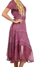 Sakkas Marigold Embroidered Fairy Dress