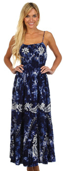 Sakkas Ariel Embroidered Batik Dress