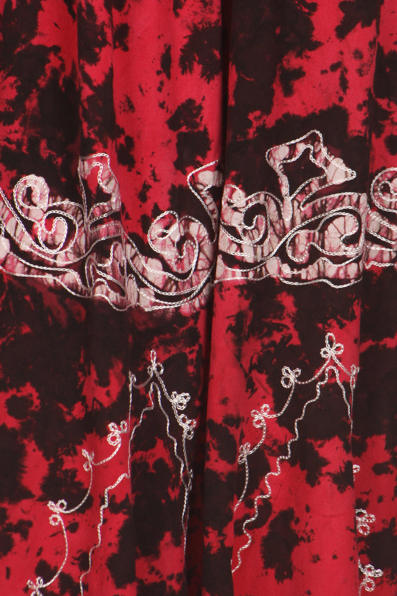 Sakkas Jamilah Gypsy Boho Peasant Batik Dress