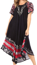 Sakkas Sara Batik CaftanTank Dress / Cover Up