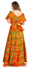 Sakkas Sandy Sexy Backless Year Around Long Maxi Infinity Dress Many Ways To Wear