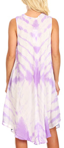 Sakkas Kora Women's Casual Sleeveless Swing Midi Summer Dress Tank Dress Cover-up