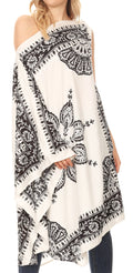 Sakkas Mari Women's Casual Beach Summer Sleeveless Sundress Adjustable Strap Dress#color_1949-White