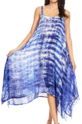 Sakkas Lorella Women's Spaghetti Strap Casual Summer Sleeveless Dress  #color_19273-RoyalBlue
