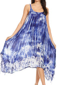 Sakkas Lorella Women's Spaghetti Strap Casual Summer Sleeveless Dress  #color_19274-RoyalBlue