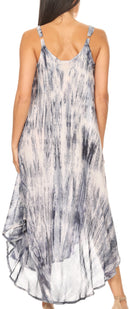 Sakkas Liz  Women's Maxi Loose Sleeveless Summer Casual Tank Dress Cover-up Caftan