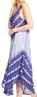 Sakkas Liz  Women's Maxi Loose Sleeveless Summer Casual Tank Dress Cover-up Caftan