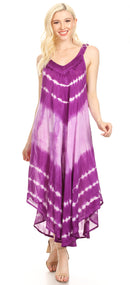 Sakkas Liz  Women's Maxi Loose Sleeveless Summer Casual Tank Dress Cover-up Caftan