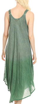 Sakkas Liz  Women's Maxi Loose Sleeveless Summer Casual Tank Dress Cover-up Caftan