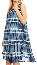 Sakkas Tina Women's Casual Summer Loose Sleeveless Tank Midi Dress Cover-up