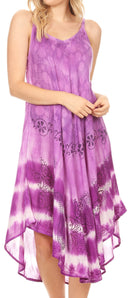 Sakkas Nila Women's Double Spaghetti Strap V-neck Casual Maxi Long Summer Dress