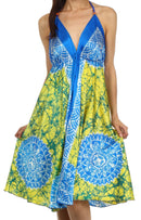 Sakkas Isis Silky Halter Dress