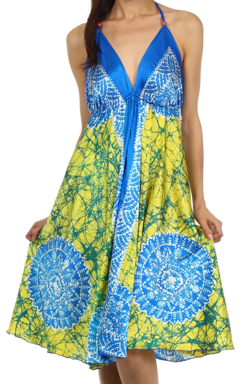 Sakkas Isis Silky Halter Dress Sakkas Isis Silky Halter Dress