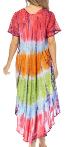 Sakkas Mika Ombre Floral Caftan Dress