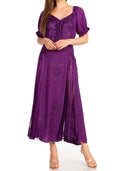 Sakkas Bridget Renaissance Dress#color_Purple