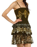 Sakkas Raji Batik Hem Tunic Short Dress