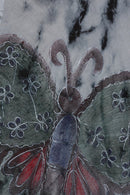 Sakkas Butterfly Tie Dye Tank Sheath Caftan Mid Length Cotton Dress