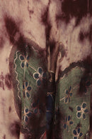 Sakkas Butterfly Tie Dye Tank Sheath Caftan Mid Length Cotton Dress