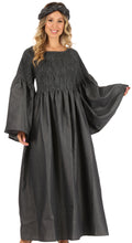 Sakkas Akela Womens Gypsy Peasant Boho Smocked Dress in African Ankara Print#color_Black