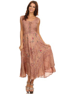 Sakkas Garden Goddess Corset Style Dress