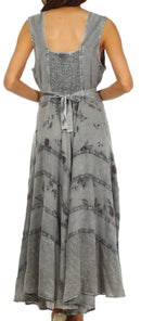 Sakkas Garden Goddess Corset Style Dress