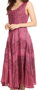 Sakkas Garden Goddess Corset Style Dress