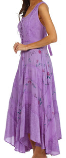 Sakkas Garden Goddess Corset Style Dress