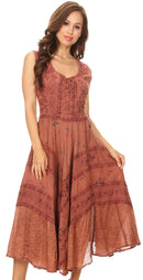 Sakkas Garden Goddess Corset Style Dress