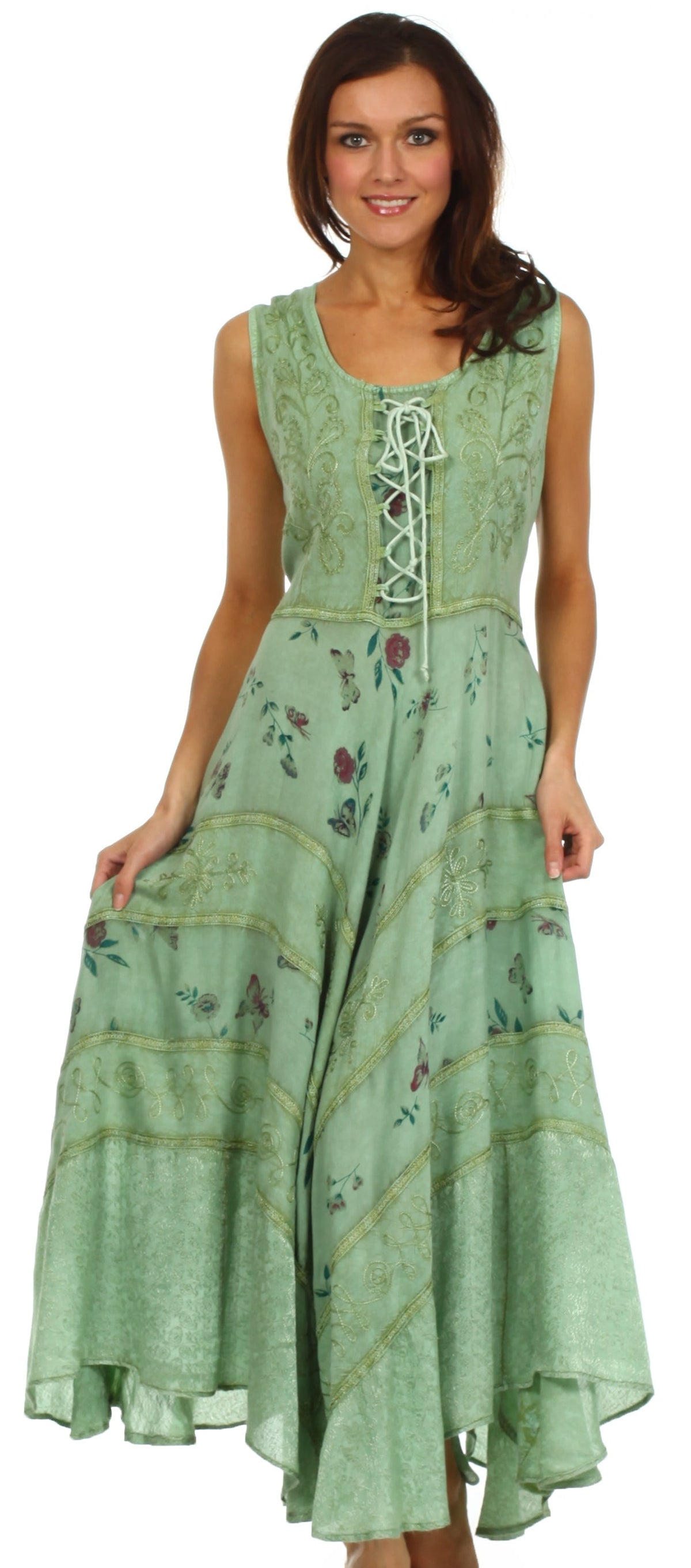 sakkas garden goddess corset style dress Sakkas Garden Goddess Corset Style Dress - Rose - L/XL