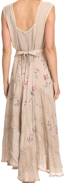 Sakkas Garden Goddess Corset Style Dress