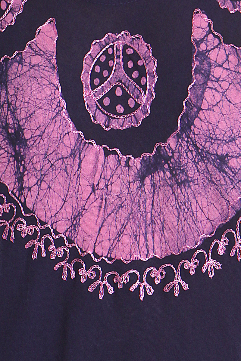 Sakkas Batik Peace Caftan Tank Dress / Cover Up