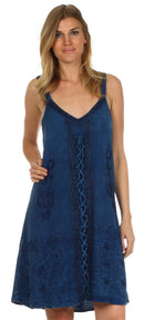 Sakkas Sakkas Jayanti Embroidered Rayon Dress