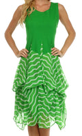 Sakkas Take Me Away Two Way Dress#color_Green
