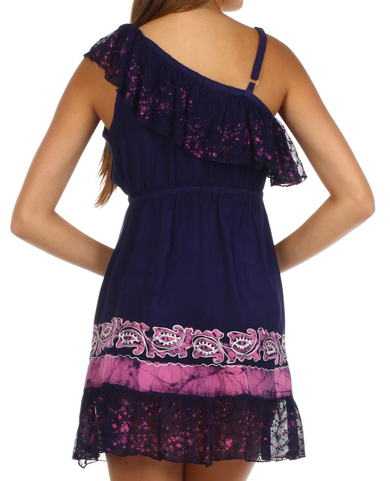 Sakkas Summer Solstice Batik Dress