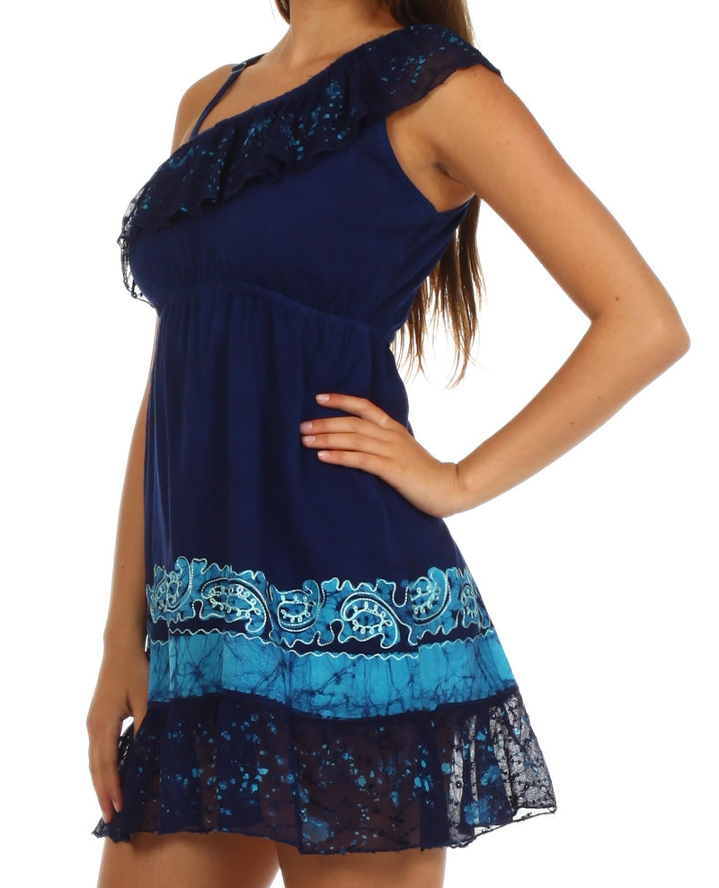 Sakkas Summer Solstice Batik Dress