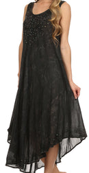 Sakkas Mariko Stonewashed Caftan Dress / Cover Up
