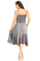 Sakkas Aphrodite Embroidered Batik Dress