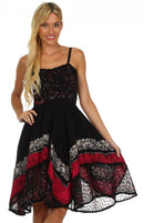 Sakkas Aphrodite Embroidered Batik Dress