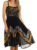 Sakkas Aphrodite Embroidered Batik Dress