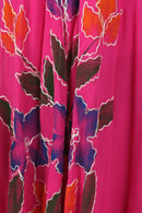 Sakkas Embroidered Painted Floral Cap Sleeve Cotton Dress