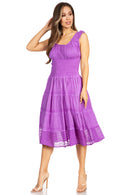 Sakkas Spring Maiden Ombre Peasant Dress